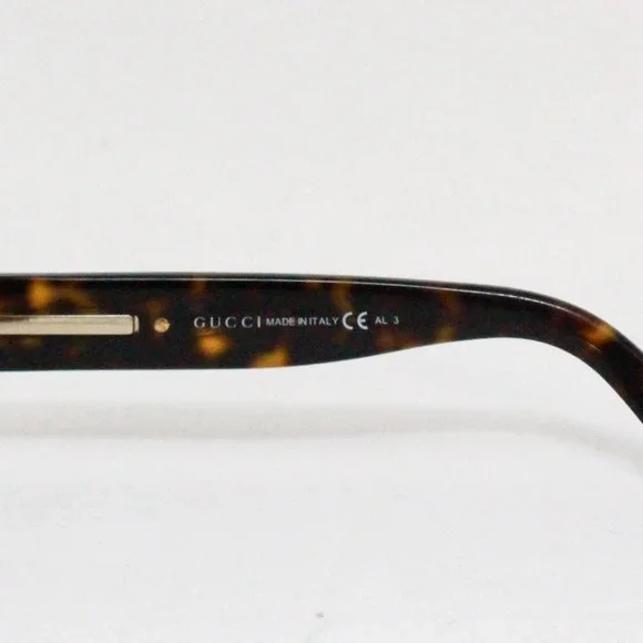 GUCCI #38829 Brown Polarized Rectangular Sunglasses